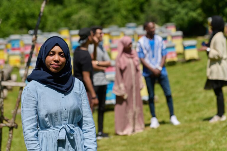 A Journey Through Nature's Beehives with an African American Muslim Woman